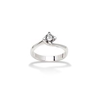 Anello Promesse Donna in Oro bianco Diamante NLFE3015